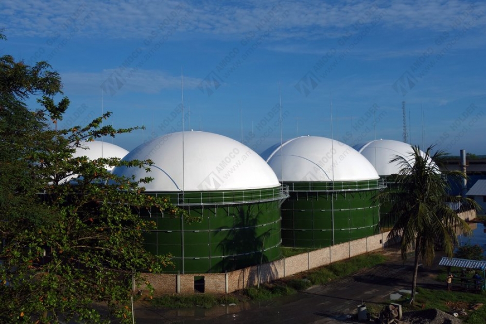 印度尼西亞Bilah Hulu雙膜儲氣柜項目