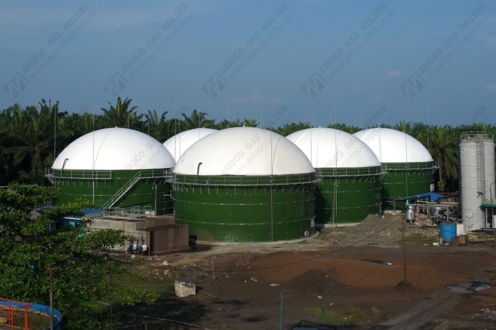 印度尼西亞AMB沼氣雙膜儲氣柜項目