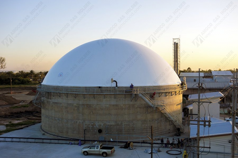 泰國(guó)木薯粉廠雙膜氣柜