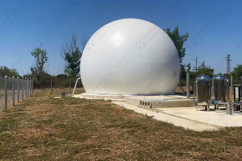 保加利亞Pleven市政污水處理廠膜氣柜