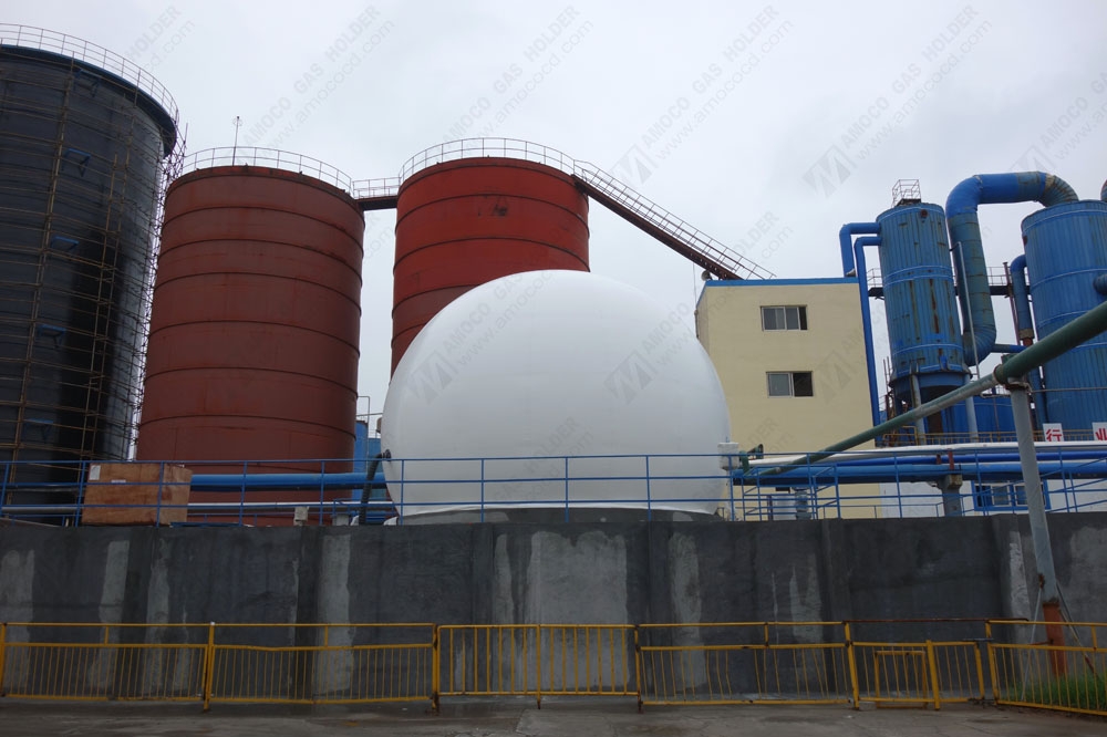 河南新鄉(xiāng)造紙廠膜氣柜