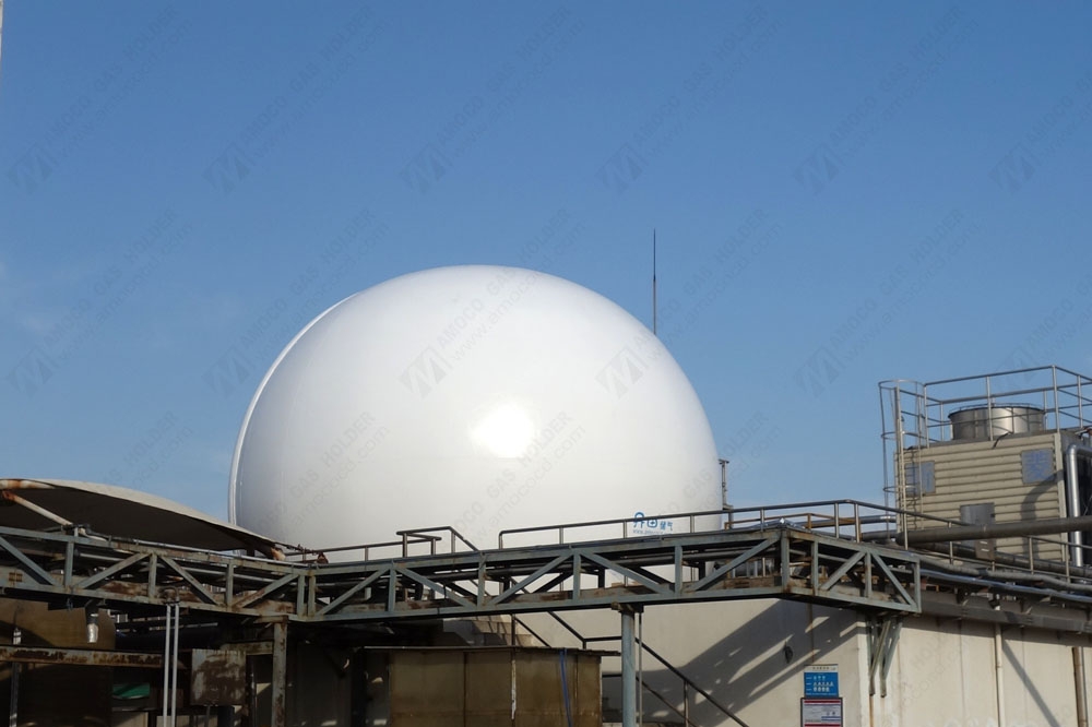 江蘇宿遷啤酒廠膜氣柜