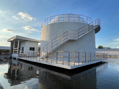 泰國肉類加工廠雙膜氣柜項(xiàng)目由客戶自行安裝完成