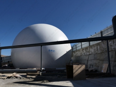 四川阿壩藏羌自治州AMA型膜氣柜安裝完成