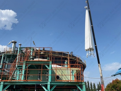 我們正在安裝印尼廖內(nèi)省一棕油廠的罐頂雙膜氣柜