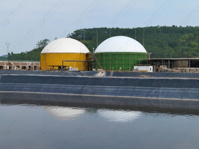 廣西崇左市一處牧場雙膜氣柜安裝完成