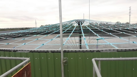 We are installing 2 sets of double membrane biogas holders in Shanghai, China.