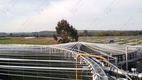 Amoco new membrane biogas holder project will be installed  in Chile （4 sets）