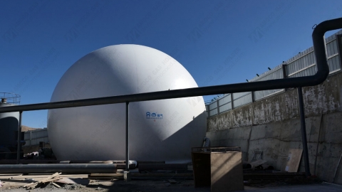 AMA Membrane Biogas Holder Project in Sichuan, China