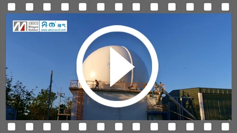 AMOCO Membrane Biogas Holder Project in Lopburi, Thailand