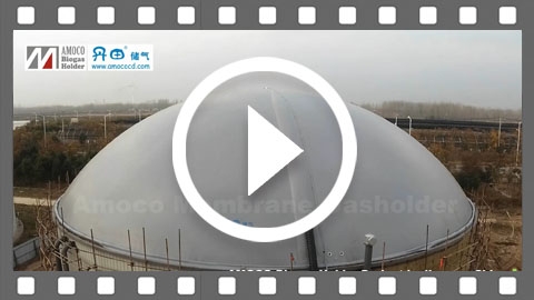 [Time Lapse] AMOCO Membrane Gas Holder Project in Jiangsu, China