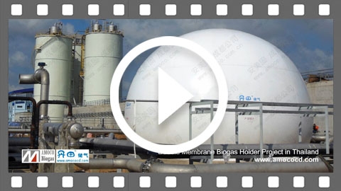 AMOCO Double Membrane Gas Holder Project in Thailand