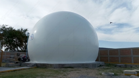 AMOCO biogas holder project installation completed in Mexico