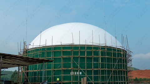 AMOCO gas holder installation completed in Guangxi, China