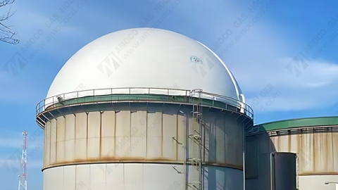 AMOCO biogas holder installation completed in Negeri Sembilan, Malaysia