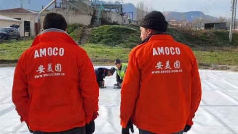 We are installing double membrane biogas holder in Tokat Province, Türkiye (Turkey)