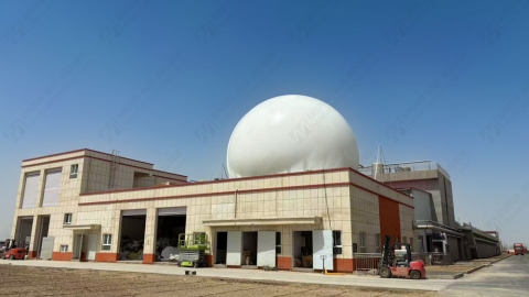 AMOCO gas holder installation completed in Xinjiang, China.